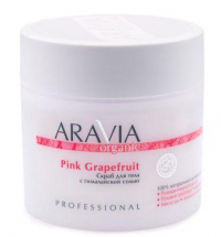 Скраб для тела с гималайской солью Pink Grapefruit ARAVIA Organic 300 мл