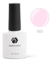 Гель-лак №003 холодно-розовый 8мл ADRICOCO