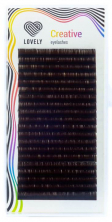 Ресницы Тёмный шоколад  С+ изгиб толщина 0,10 длина 10мм 20 линий Lovely